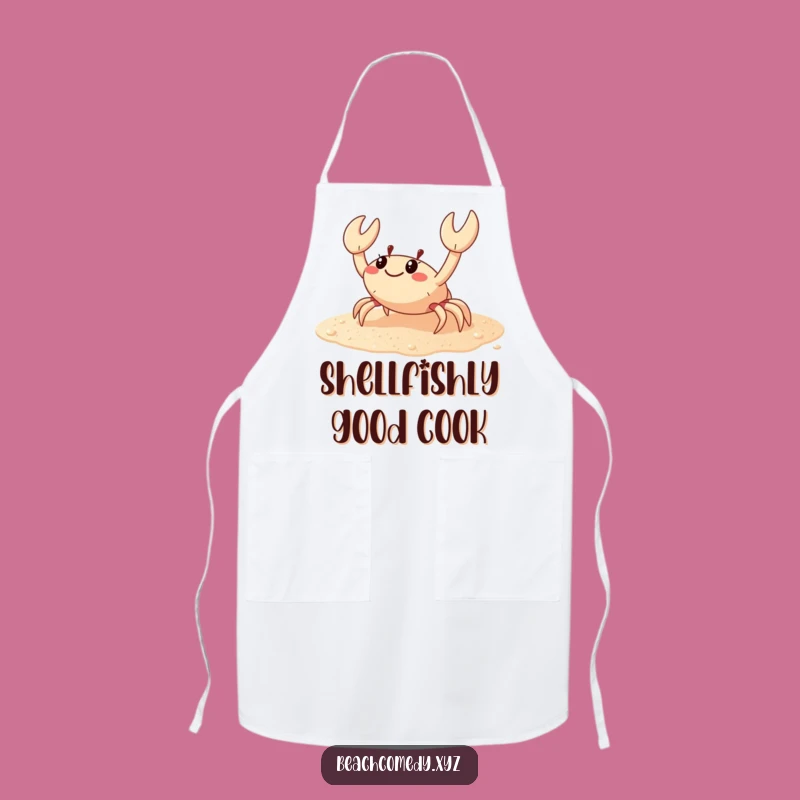 Funny Crab Apron: Kitchen Sideways Scuttler Chef's Accessory Funny Gift