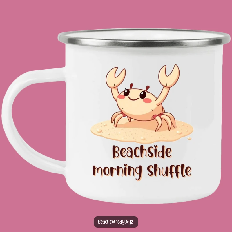 Funny Crab Camping Mug: Durable Sideways Scuttler Campfire Cup Funny Gift