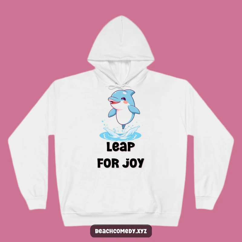 Funny Dolphin Hoodie: Cozy Joyful Leaping Sweatshirt, Ultimate Funny Gift